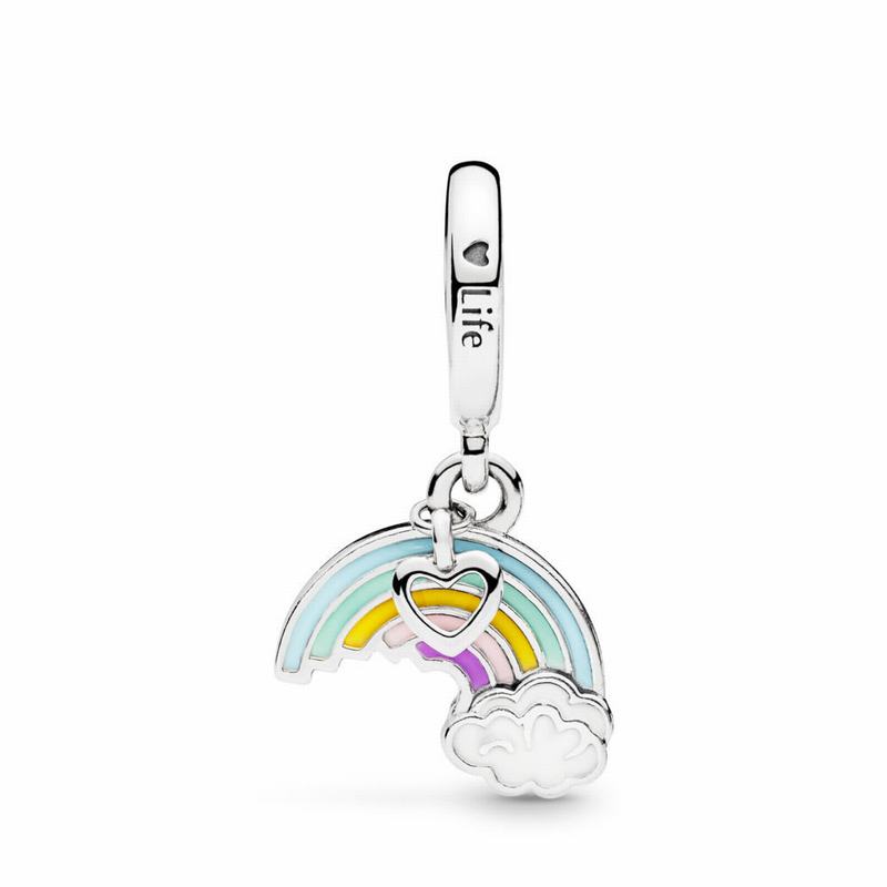 Pandora Rainbow & Cloud Dangle Charm Silver Egypt DB6254183